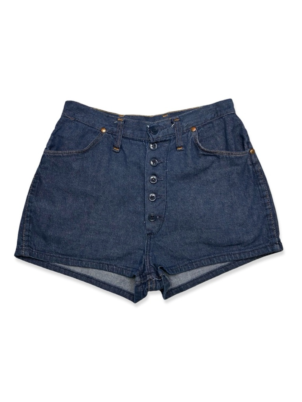 Wrangler Vintage 1970s High Rise Denim Jean Shorts